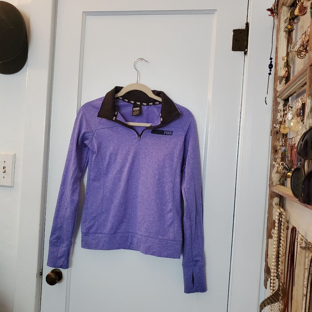 PINK Victoria Secret half zip pull over